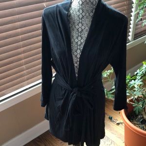 Black lightweight cardigan